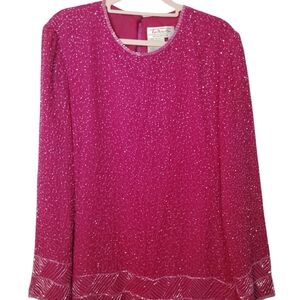 Talbot's Joan Leslie Sequins/Beaded Size Medium